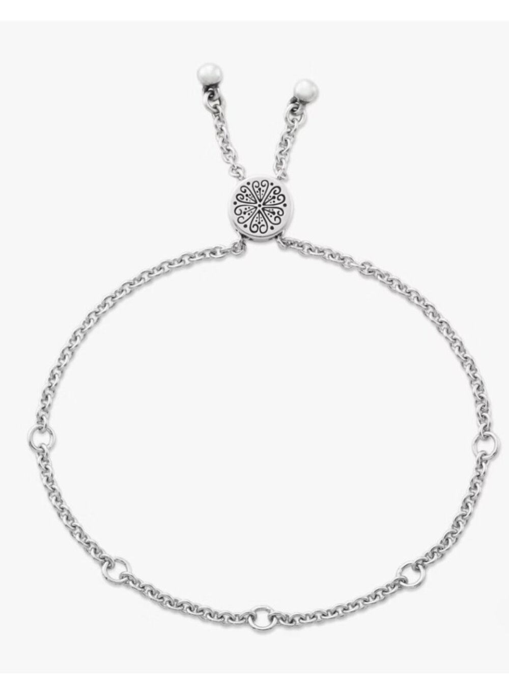 James Avery Sterling Silver Slider Charm Bracelet RETIRED